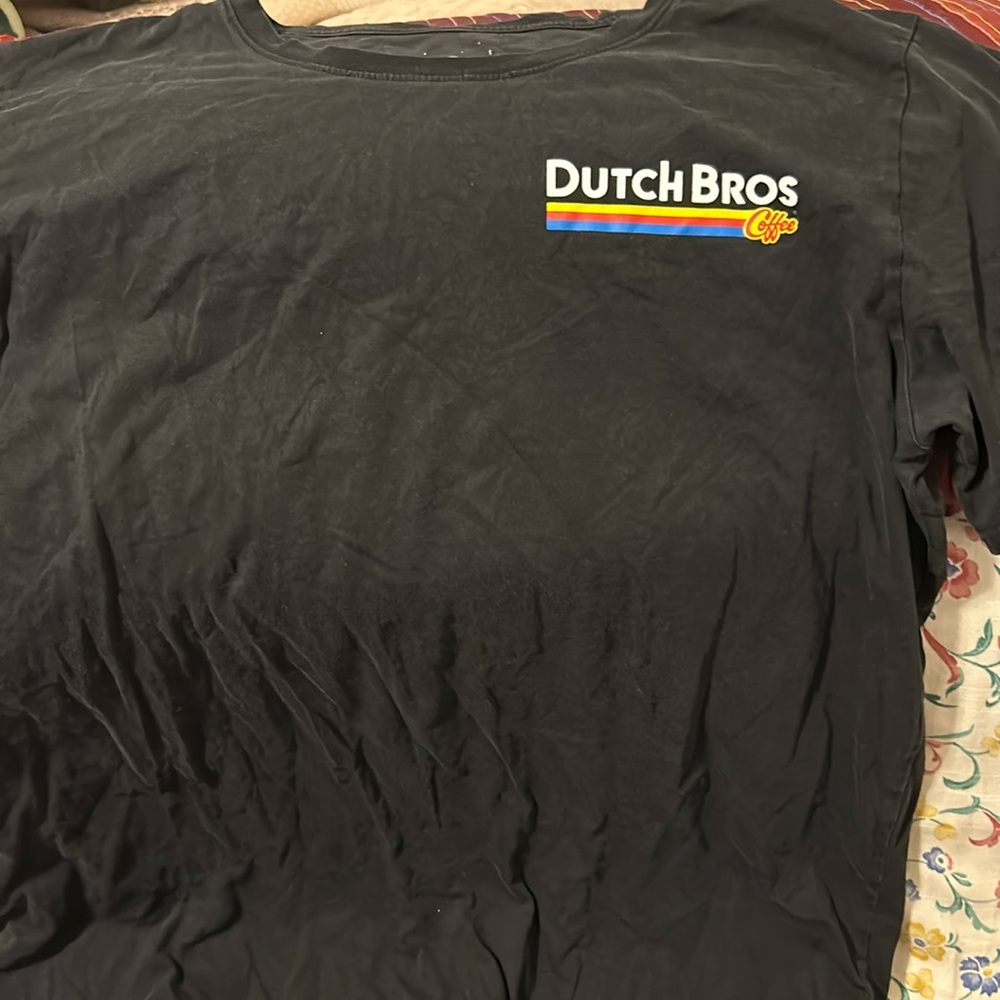 Original black Dutch bros tee